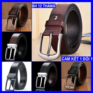 Thắt Lưng Nam mặt kim thời trang cao cấp, Dây Lưng Nam Cao Cấp Trẻ Trung