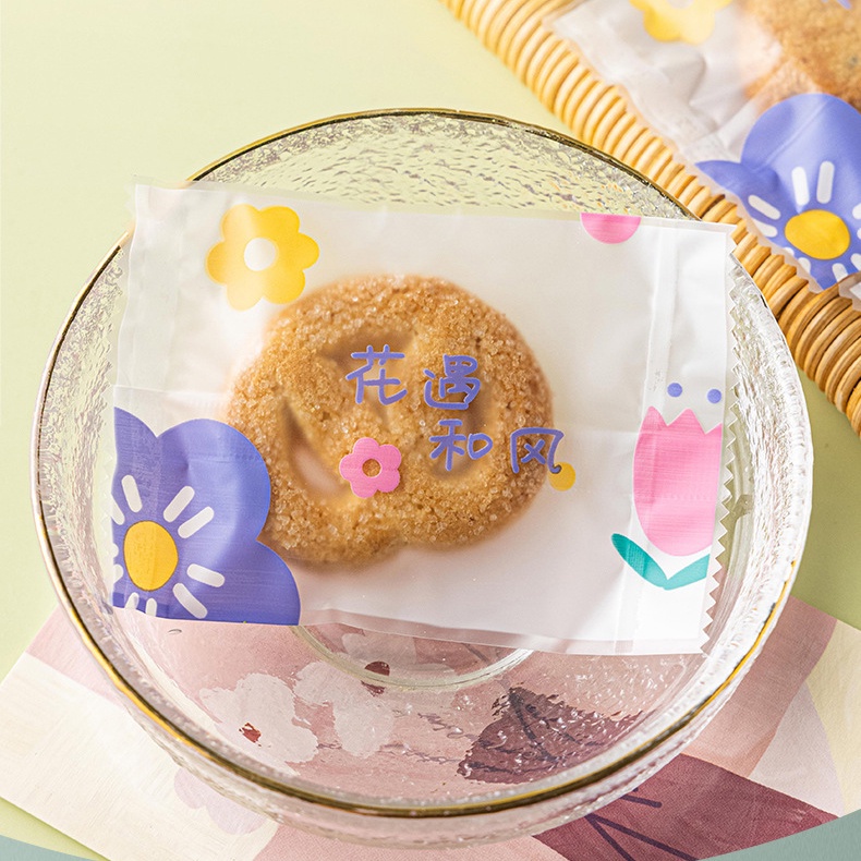 Túi đựng bánh quy in hình dễ thương tiện dụng