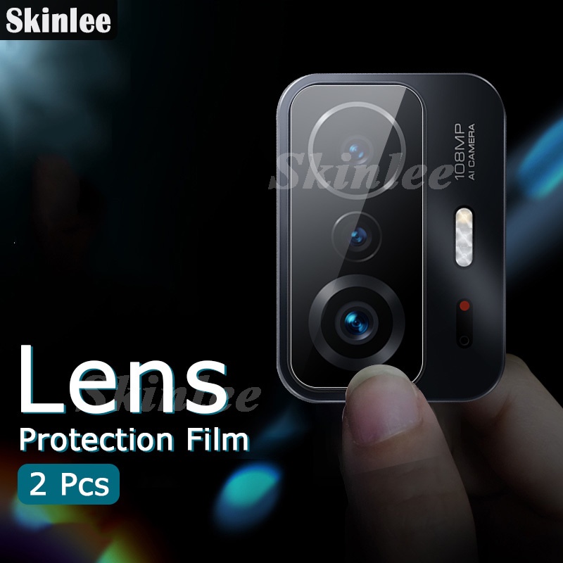 Set 2 Kính Cường Lực Bảo Vệ Camera Sau Cho Xiaomi Mi 11t Pro Mi11T Pro Redmi Note 11 4G Note 11 Pro 4G 5G 10C 12T Poco M5 4G M4 5G M5S C40 Redmi A1 Vỏ