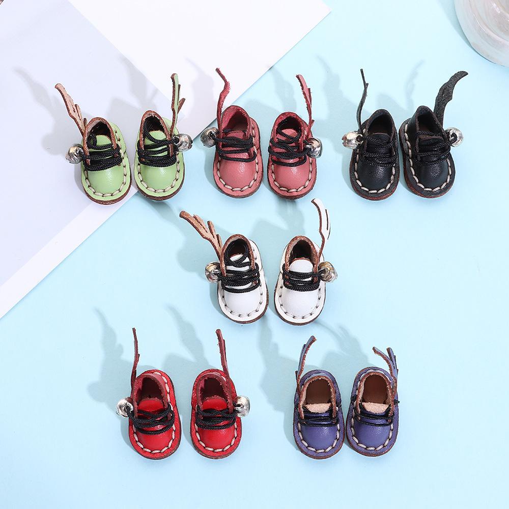 Giày Búp Bê Bằng Da Bò Có 6 Màu Dễ Thương