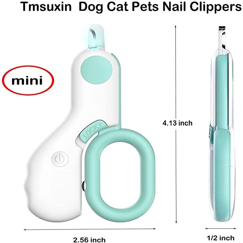 Dụng Cụ Cắt Móng Chân Mèo Có Đèn LED Chuyên Nghiệp Cho Thú Cưng