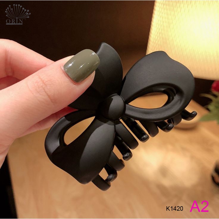 Kẹp tóc càng cua, kẹp tóc nơ phong cách thời trang cao cấp Orin K1420