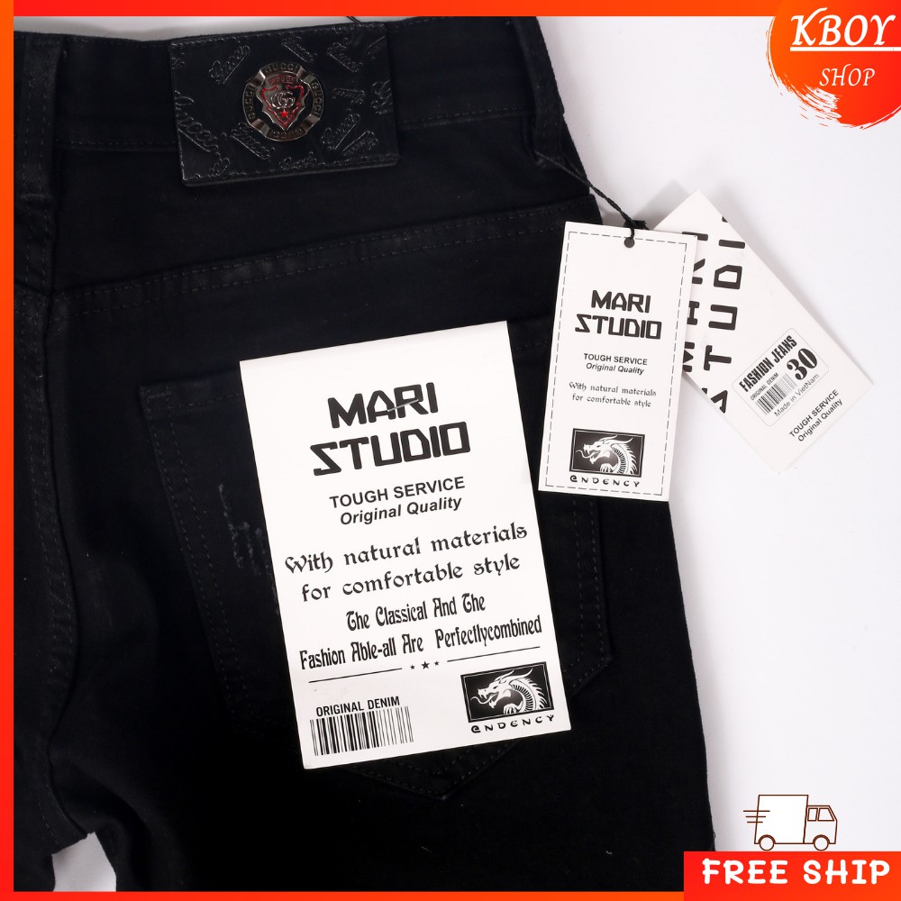 Quần jeans nam đen, quần bò ống suông ôm cao cấp vải mềm mịn hợp dáng - QJ09/QJ30 | BigBuy360 - bigbuy360.vn