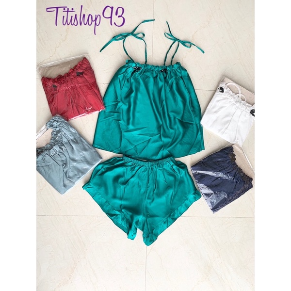 🔥🔥[RẺ VÔ ĐỊCH] 🔥🔥Bộ đồ ngủ 2 dây 🔥FREESHIP🔥Đồ bộ sexy, chất liệu satin mát mịn siêu xinh/titishop93 | BigBuy360 - bigbuy360.vn