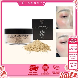 Phấn phủ bột sivanna loose powder shine-control sheer-long wear oil control - shopmythai