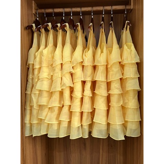 Đầm Voan nhiều tầng Pastel