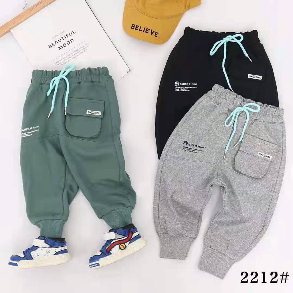 Quần dài bo gấu quảng châu cho bé