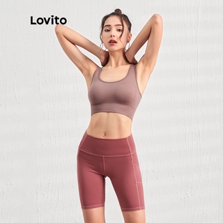 1215XJ-Áo ngực thể thao Lovito L07045 (màu cà phê)