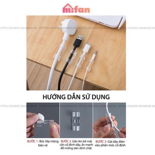 Combo 20 miếng dán cố định dây điện.
