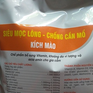 siêu mọc lông chống cắn mổ, mào đỏ rực, rụng lông, mượt lông còi, thú y, thú cưng, lợn gà vịt ngan chó mèo chim