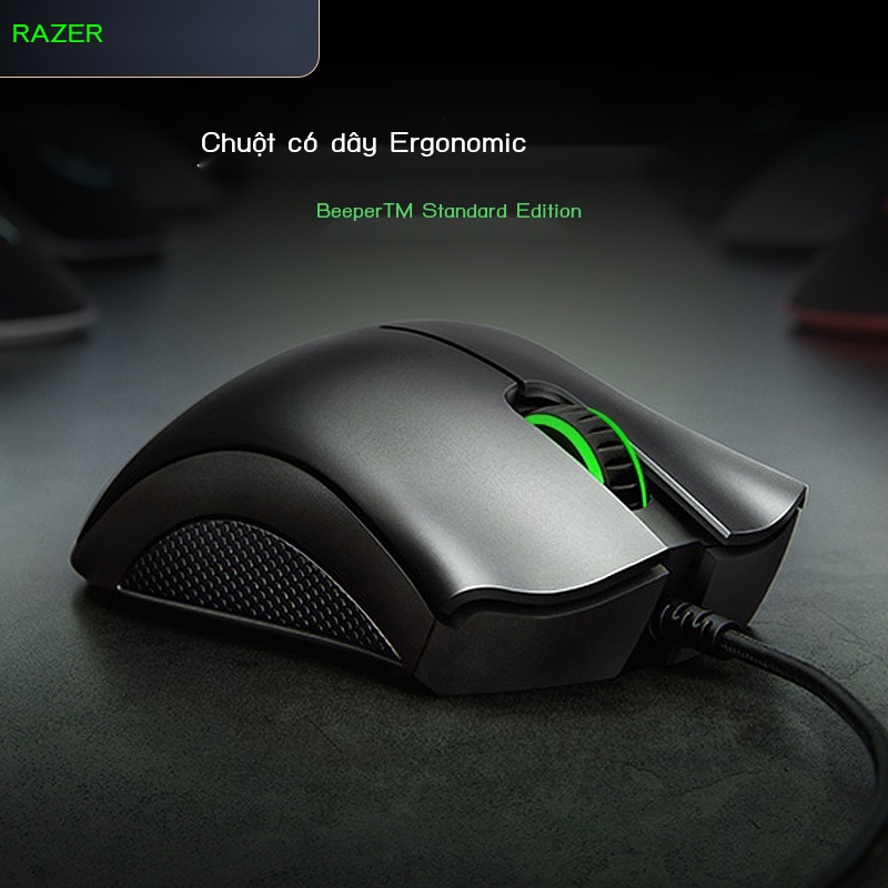 chuột razer✴▫Razer Purgatory Viper Standard Edition v2 mini game chuột máy tính chơi có dây xách tay ăn gà