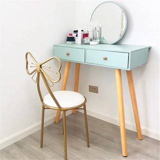 đờinhà sống Ghế trang điểm đơn giản nơ ghế nhỏ bàn trang điểm trang điểm ghế đẩu nhỏ