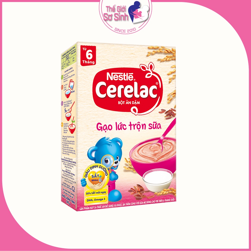 Nestle Bột Ăn Dặm Nhiều Vị, Giúp Bé Dễ Tiêu Hóa, Giàu Dinh Dưỡng, Nguyên Liệu Tự Nhiên - Thế Giới Sơ Sinh