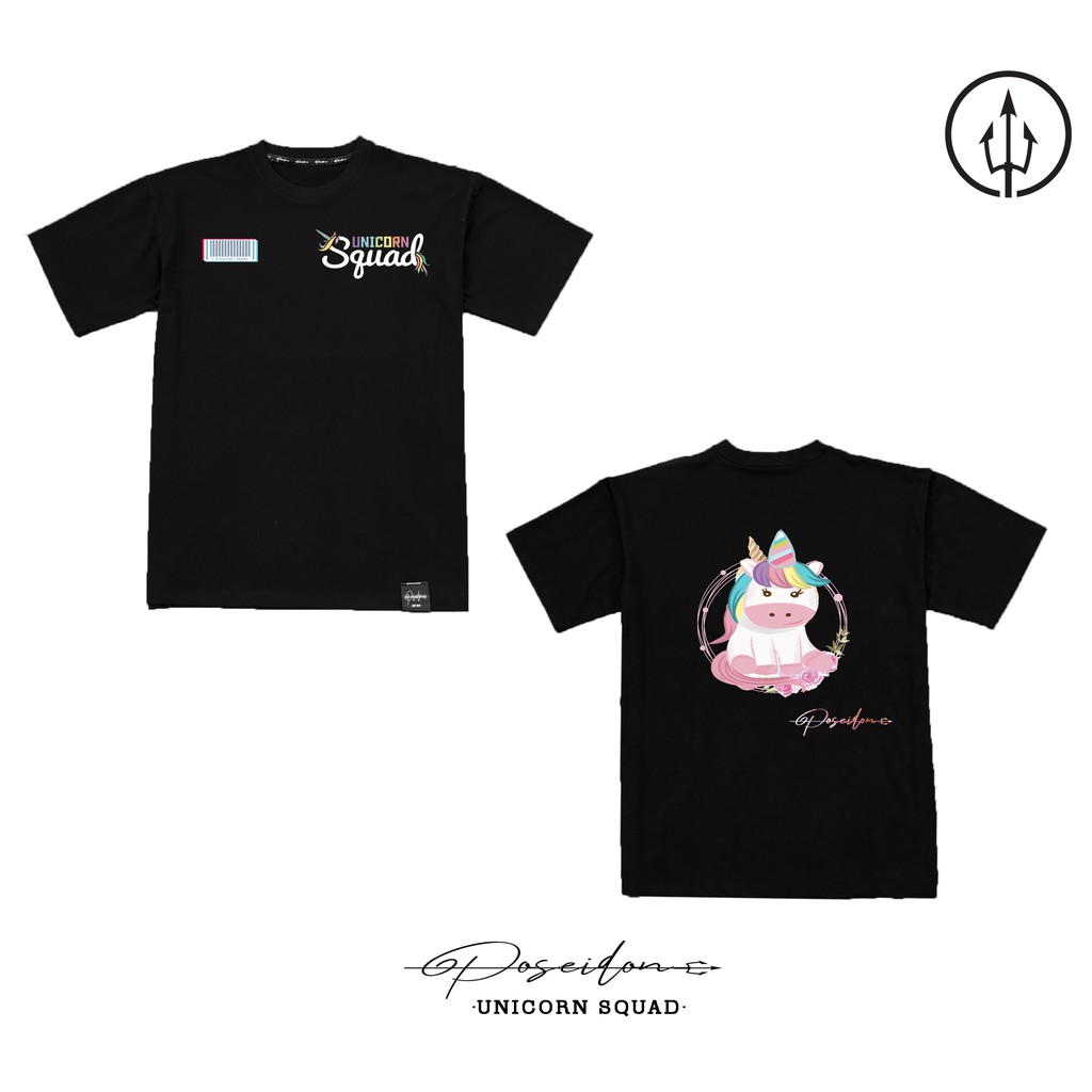 Áo Thun Tay Lỡ Unicorn Squad - Poseidon.est2019