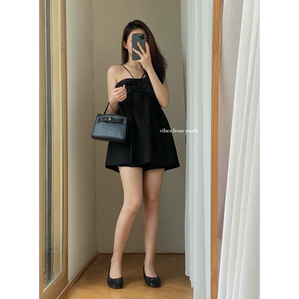 ÁO DÂY THÔ CÚP NGỰC NHÚN SAU_AV1356