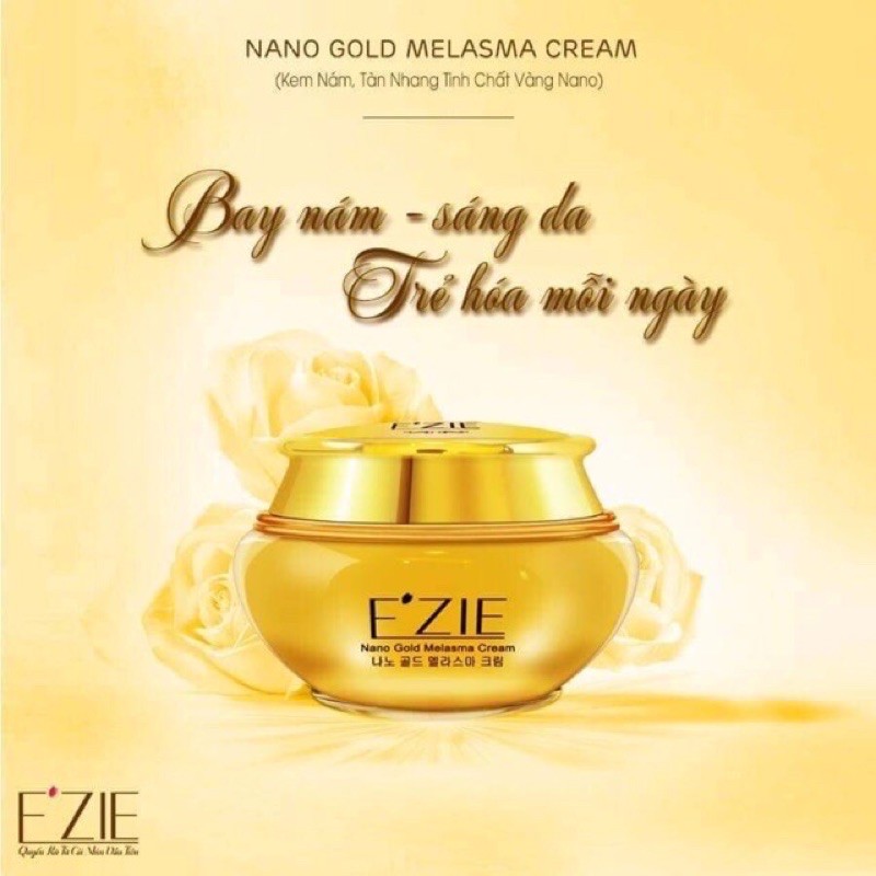 Kem Nám Tàn Nhang Tinh Chất Vàng Nano Ezie Nano Gold Melasma 60g