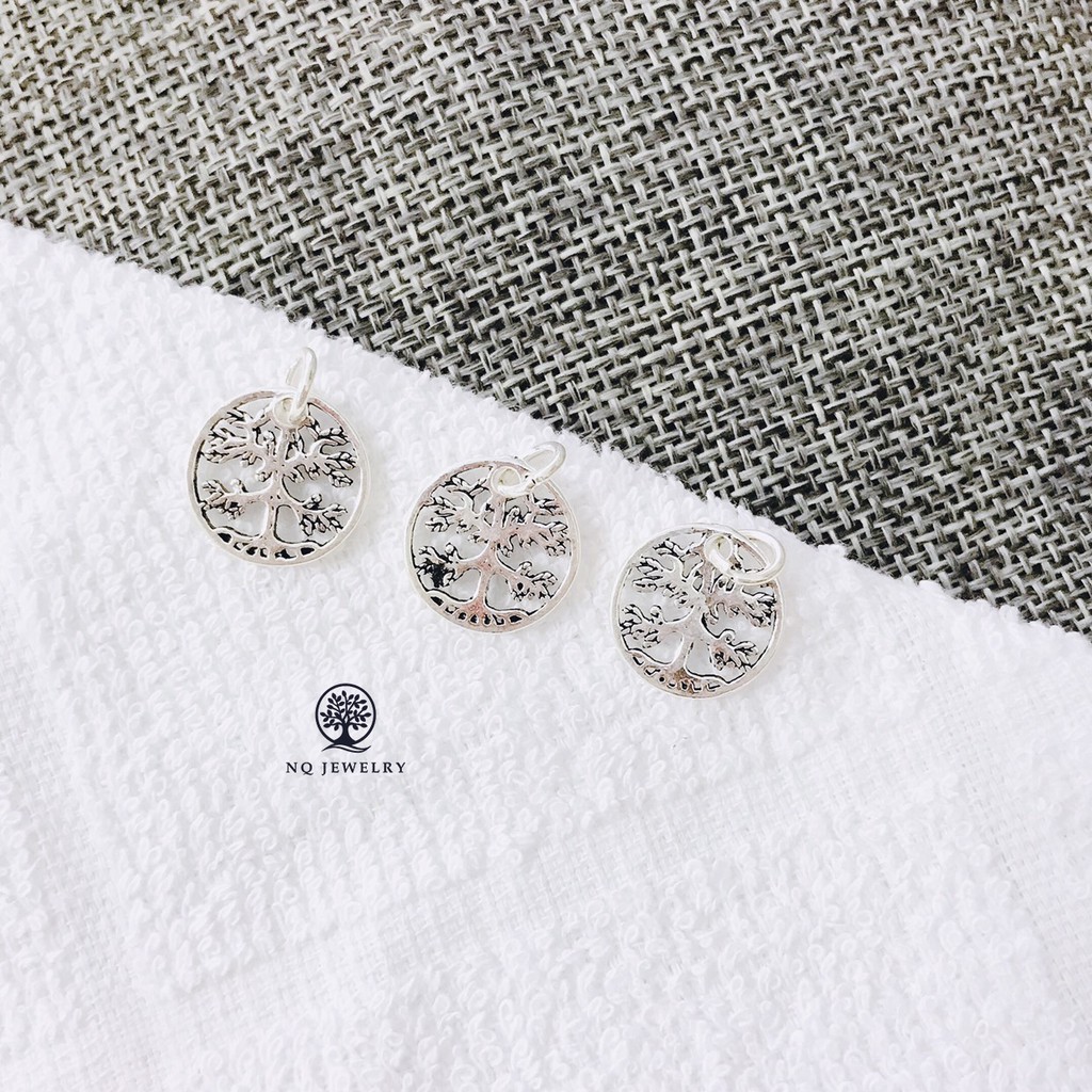 Charm bạc cây trí tuệ - NQ Jewelry