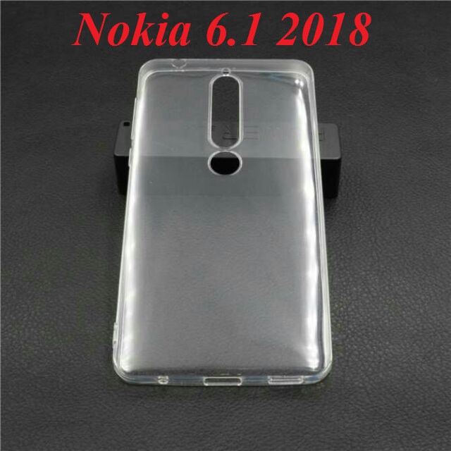 Ốp lưng Nokia 6.1 2018 / Nokia 6 2018 / Nokia 5.3 / Nokia 7.1 Plus / Nokia X7 / Nokia 8.1 - Ốp lưng silicon trong suốt