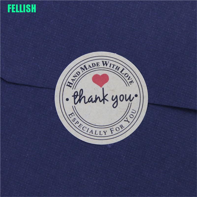 Set 12 / 60 / 120 Miếng Nhãn Dán 38mm In Chữ Thank You Dùng Cho Tiệc Cưới