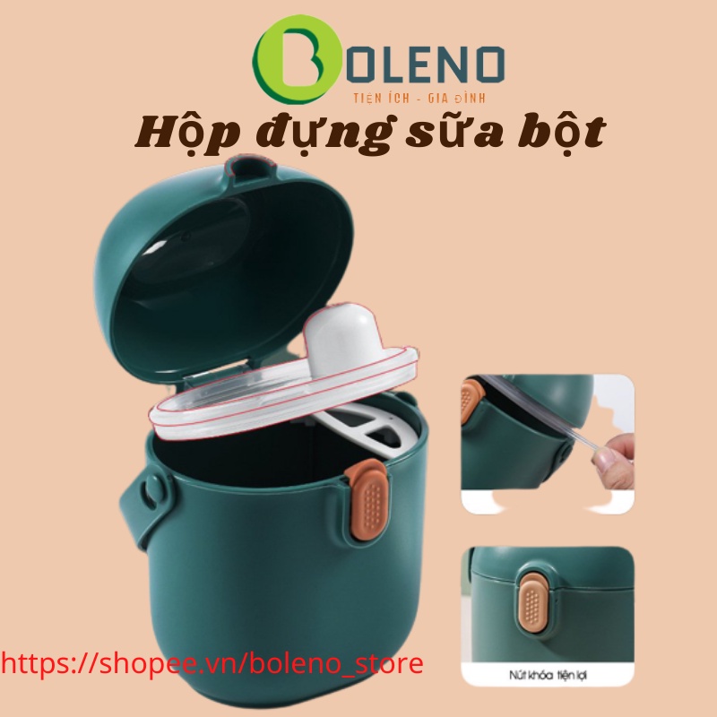 Hộp đựng sữa bột tiện dụng cho bé khi đi chơi,Hộp chia sữa đồ ăn cao cấp