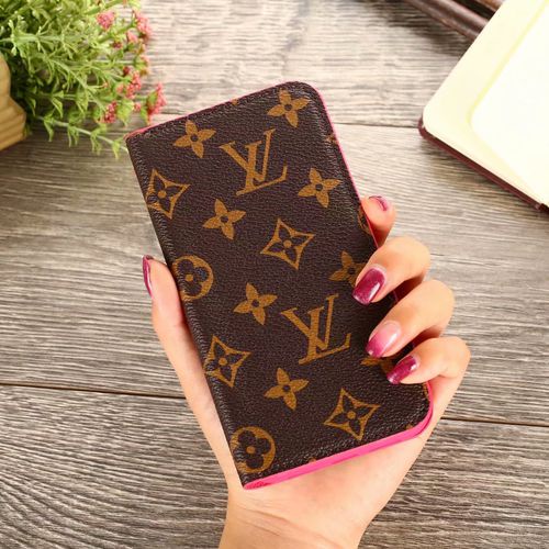 Bao Nắp Gập Chất Giả Da In Logo LV Nhiều Mẫu Mã Cho Điện Thoại iphone 14 13 11 12 Pro MAX Mini SE X XS XR