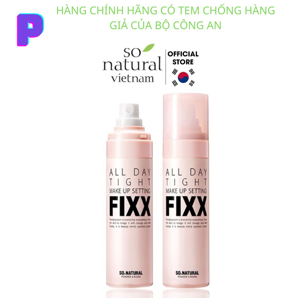 Xịt Khóa Nền Trang Điểm So Natural All Day Tight Make Up Setting Fixx 75ml l Nhập KhẩuHàn Quốc Mi | BigBuy360 - bigbuy360.vn