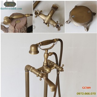 Vòi sen đặt sàn cho bồn tắm GCS09