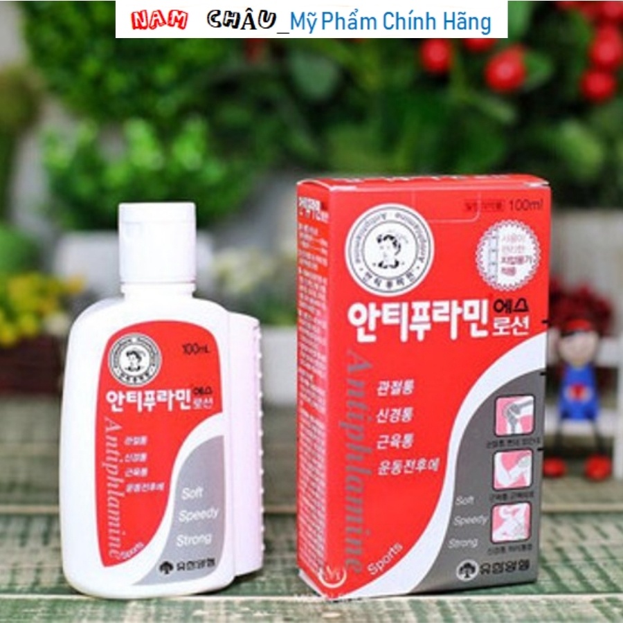 Dầu xoa bóp nóng HÀN QUỐC ANTIPHLAMINE 100ml