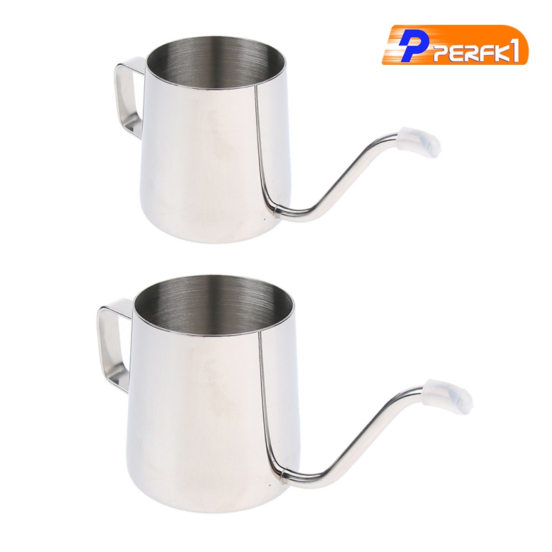 Hot-8.5oz Pour Over Coffee Gooseneck Kettle Hand Drip Pot Stainless Steel