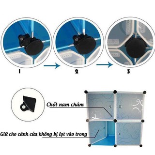 Nam châm lắp tủ nhựa ghép