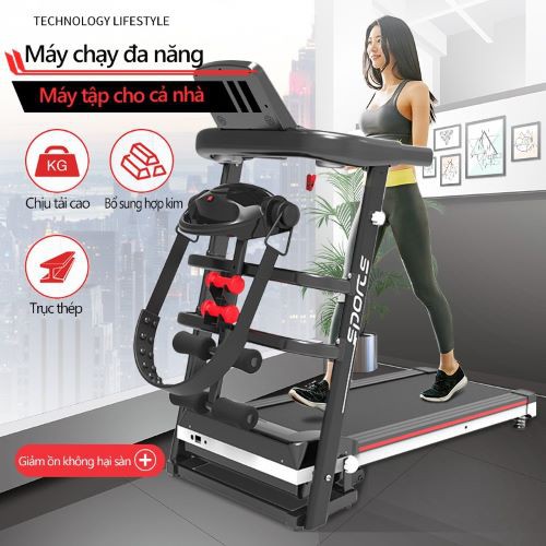 Máy chạy bộ điện M7 đa chức năng tại nhà chạy giảm cân thon gọn máy chạy bộ gia dụng