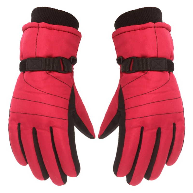 Găng Tay Dày Dặn Chống Gió Chống Thấm Nước Giữ Ấm Cho Bé Khi Chơi Thể Thao
