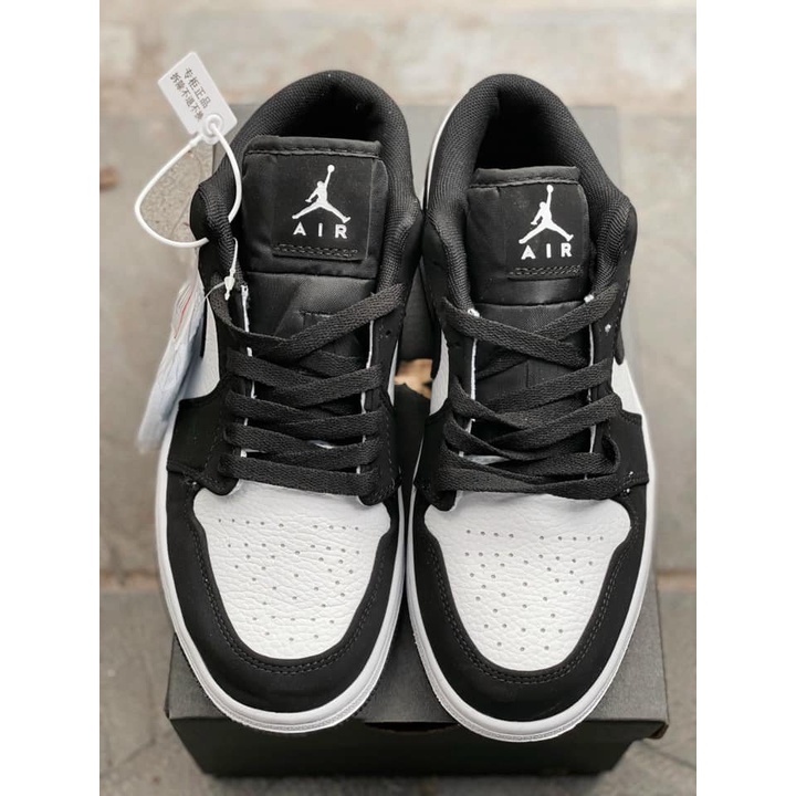 Giày Jordan cổ thấp Panda màu đen trắng nam nữ, Giày Jordan 1 low đen trắng quốc dân cực dễ phối đồ, Sneaker JD1 đen đẹp | BigBuy360 - bigbuy360.vn