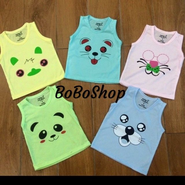 Set 10 áo sát nách đẹp cho bé (sỉ, lẻ)