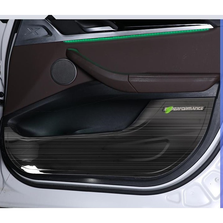 Ốp Chống Xước Tapli Cửa Xe Tucson 2016 đến 2023 Mẫu Titan bộ 4 ốp + tặng kèm keo trợ dính