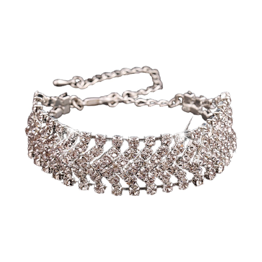 Vòng tay nhiều lớp đính đá lấp lánh thời trang