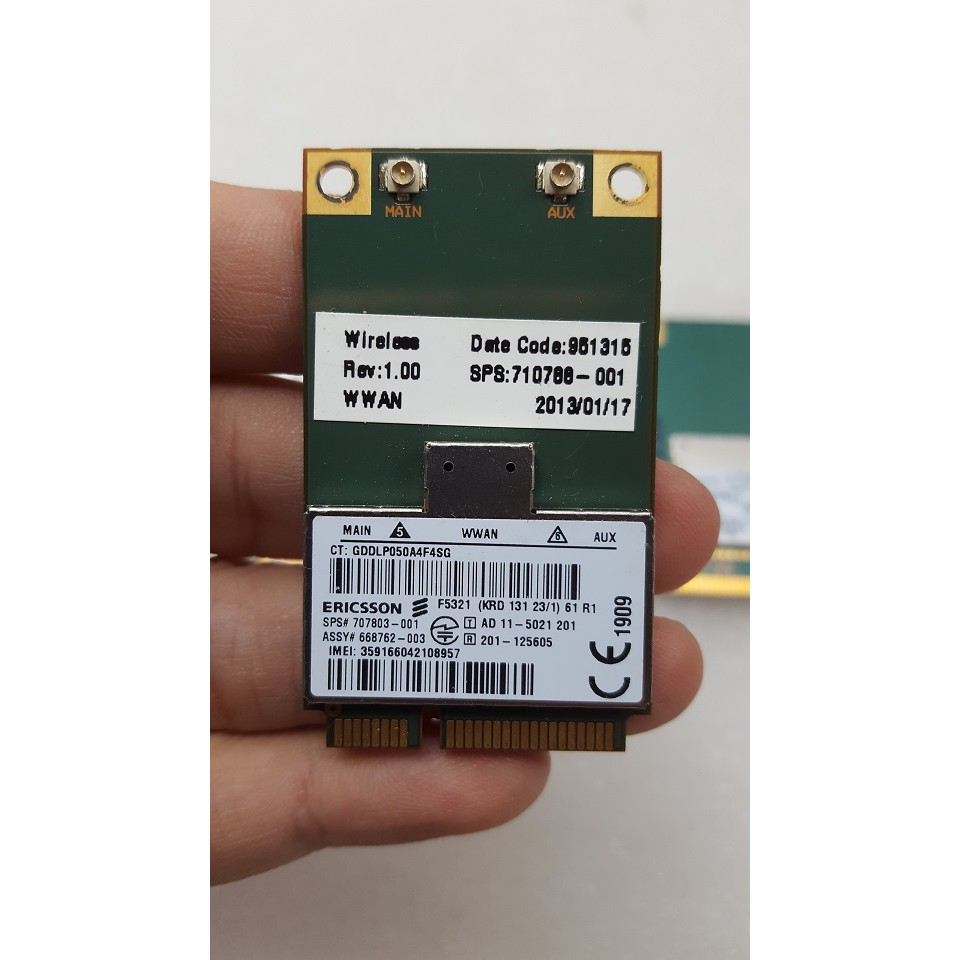 cần Bán Card WWAN 3G HP F5321 Thế Hệ 3 Giá Rẻ