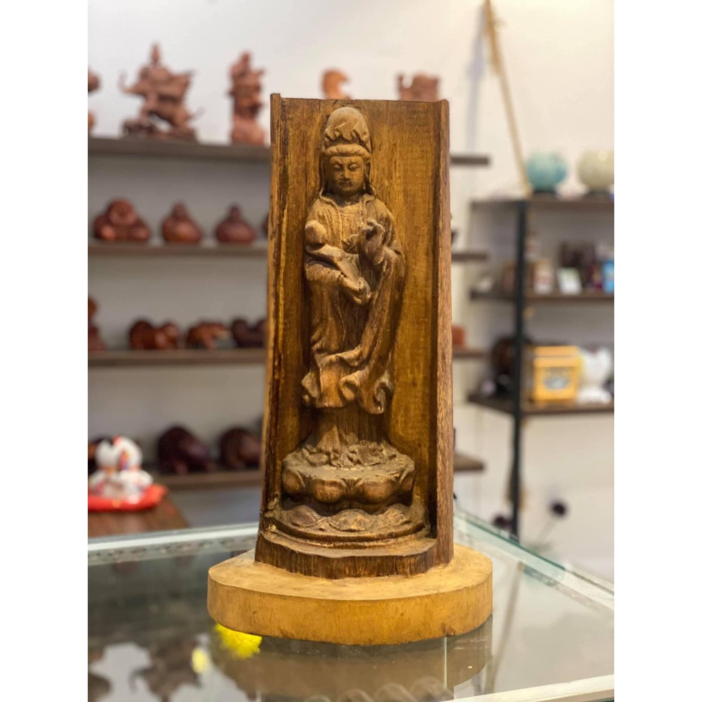 Tượng Phật Quan Âm Trầm Hương PHÚC LINH
