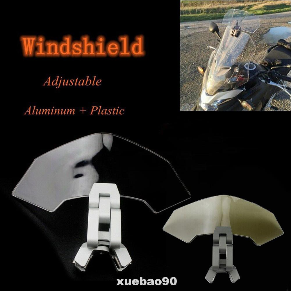 Outdoor Universal Protective Riding Touring Air Deflector Motorcycle Windshield