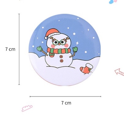 GƯƠNG TRANG ĐIỂM CẦM TAY MINI HÌNH NOEL, GIÁNG SINH CHRISTMAS ĐÁNG YÊU