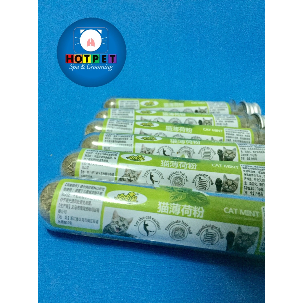 Cỏ Mèo Bạc Hà Dạng Ống CATNIP [45ml] - Giúp mèo thư giãn, dễ chịu, giảm căng thẳng