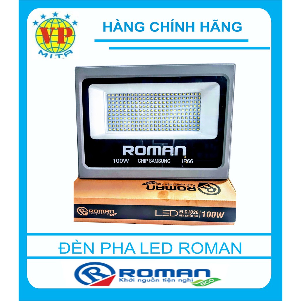 Đèn pha led Roman 100w