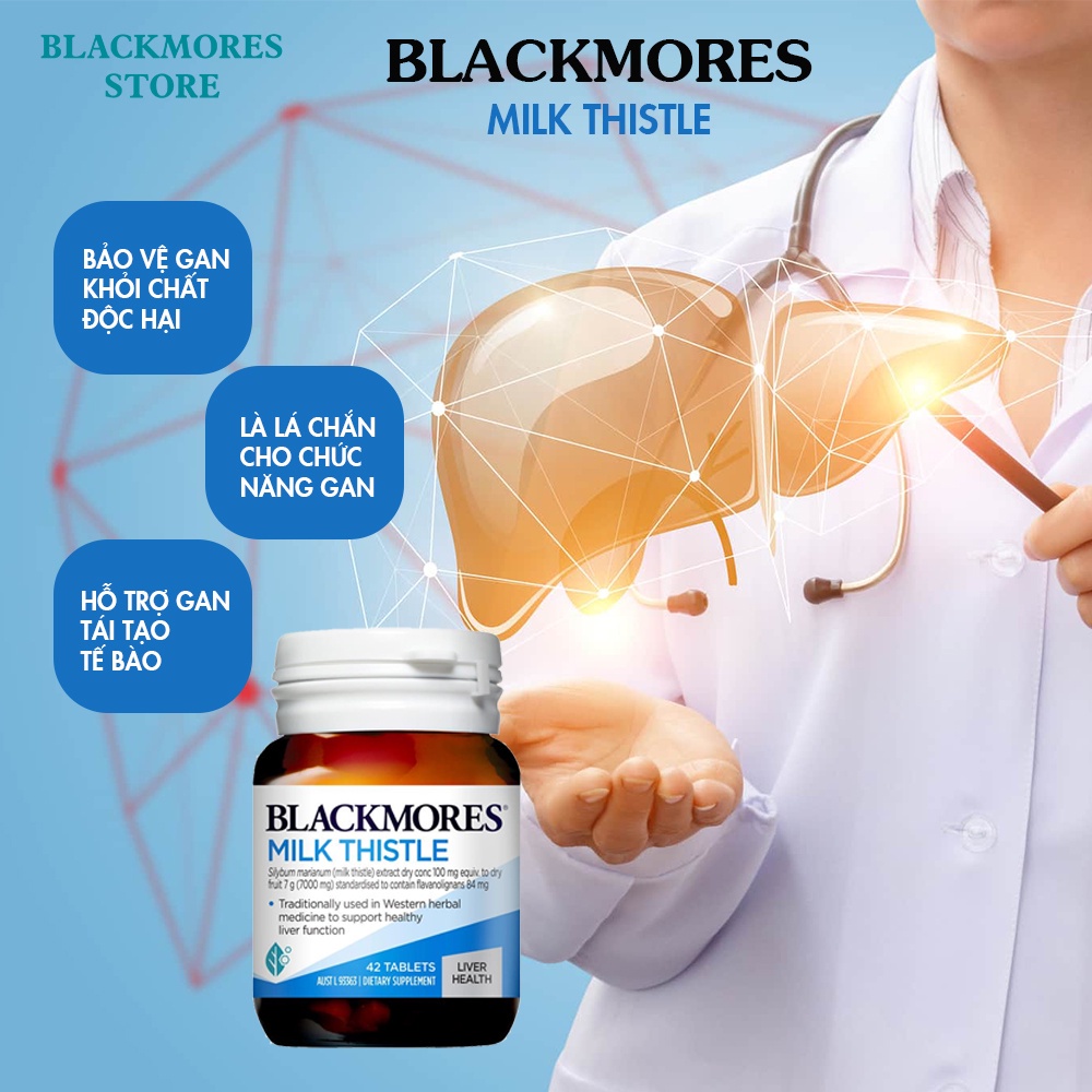 Viên uống giải độc gan - Blackmores Milk Thistle