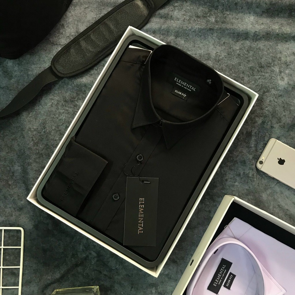 ÁO SƠ MI NAM CÔNG SỞ THÊU TAY KHÔNG NHĂN | BigBuy360 - bigbuy360.vn