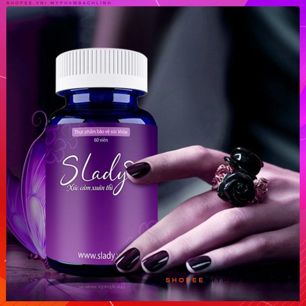 Slady Chính Hãng - Viên Uống Nội Tiết Tố Nữ Giúp Giảm Khô Hạn Và Tăng Ham Muốn