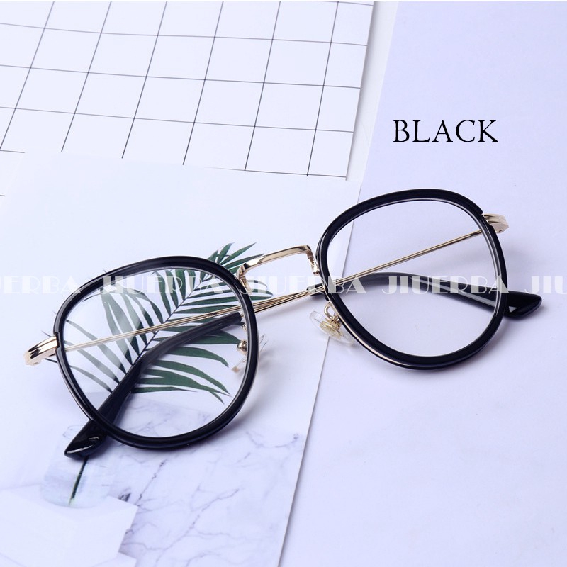 Mắt kính gọng tròn phong cách retro Hàn Quốc