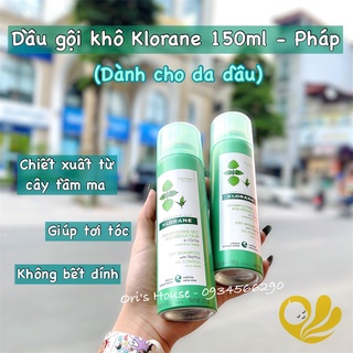 Dầu gội khô Klorane Dry Shampoo 150ml - Pháp