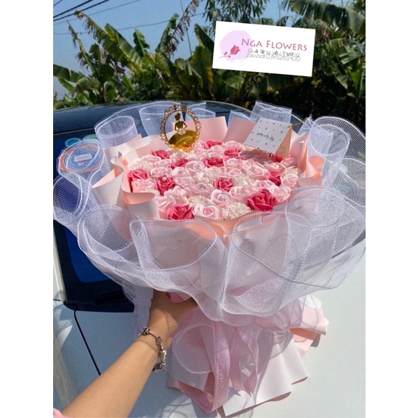 Bó Hoa Sáp 40 Bông Mix