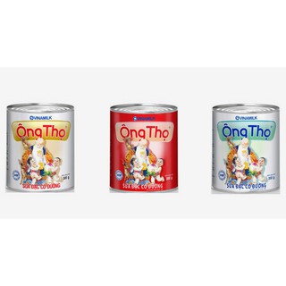 Sữa Ông Thọ trắng và sữa Ông Thọ đỏ (380g/1hop)