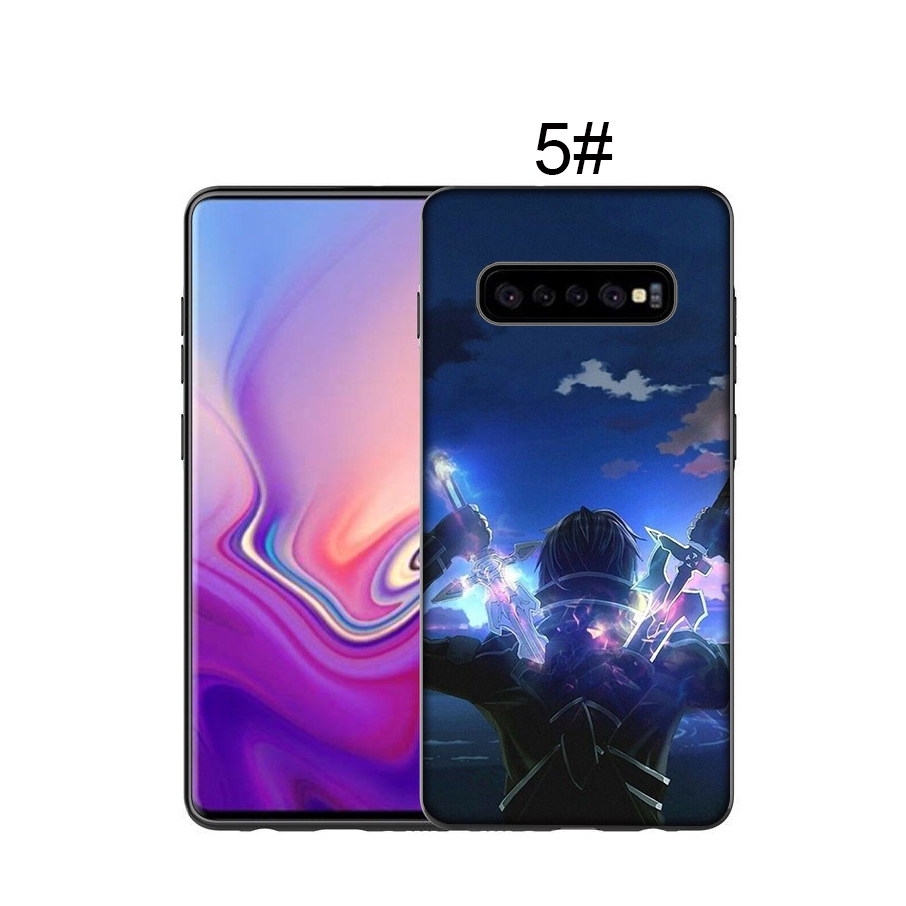 Ốp Lưng Mềm In Hình Sword Art Online Cho Samsung Galaxy Note 8 9 10 Plus A10 A20 A30 A30s A20e Md72